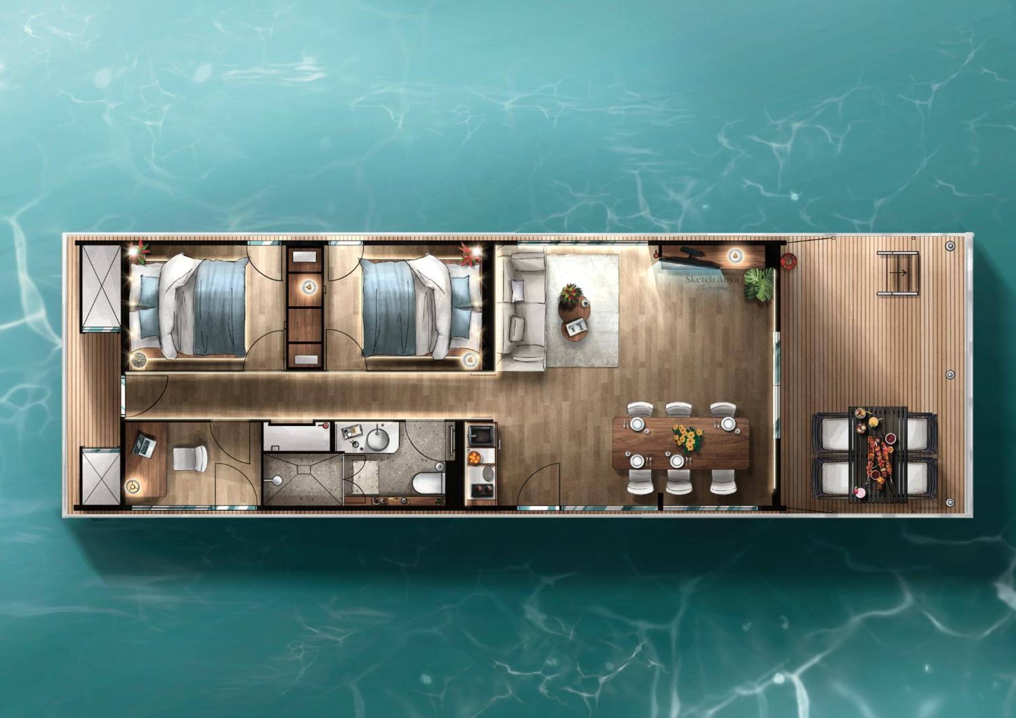 Hausboote Am Lankenauer Hoeft BRE 외부 사진